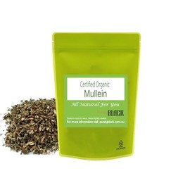 [ Certified Organic ] Mullein Herb Loose Dried Herbal Tea. Verbascum thapsus For Lungs, Throat 30g