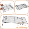4 Pcs Stackable Cooling Racks, Heavy Duty Iron Wire Baking