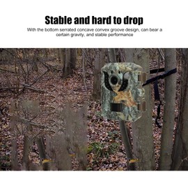 Diyeeni Cámara de Rastreo Cámara de Juego WiFi, Cámara de Rastreo de Video 1080P Fotográfica de 16MP con Visión Nocturna Ultra Clara, para Exploración de Ciervos, Caza