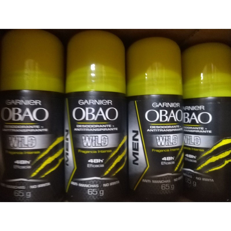 Garnier Obao TATTOO Deodorant Antiperspirant 3 Pack Garnier OBAO Mens