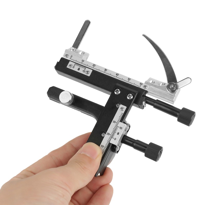 Microscope Attachable Mechanical Stage X-Y Moveable Stage Caliper With Scale