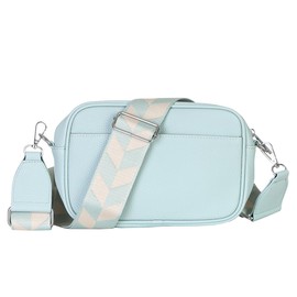 MATY FASHION Women's Small Handbag with Wide Strap Shoulder Crossbody Bag Modern Shoulder Bag 2528, mint