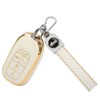 TOMALL for Honda Key Fob Cover with Keychain 5 Buttons