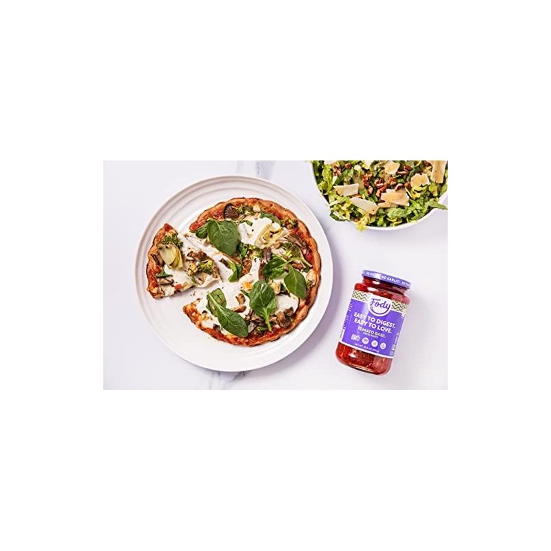 Fody Foods Tomato Basil Pasta Sauce, 19.4 Oz (Pack of