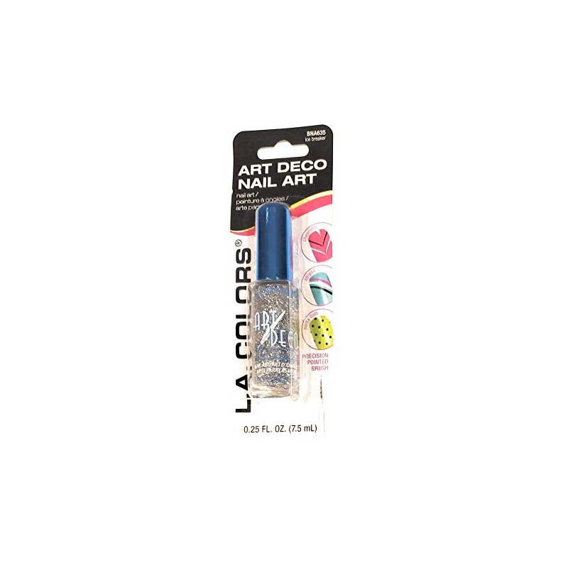 L.A. Colors Art Deco Nail Art 939 Ice Breaker
