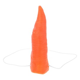 Clown Carrot Nose, 11 cm Carrot Nose, Carrot Nose for Snowman, Orange Carrot Nose on Elastic Cord for Party Decoration and Cosplay, False Nose, Unisex