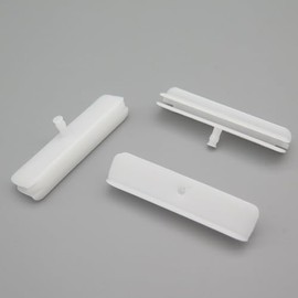VVO Fasteners Plastic Front Window Runner Guide Clip, White (Pack of 2)