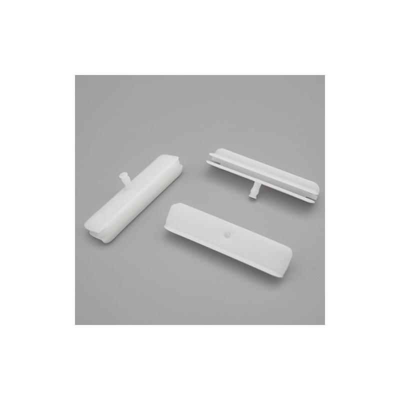 VVO Fasteners Plastic Front Window Runner Guide Clip, White (Pack