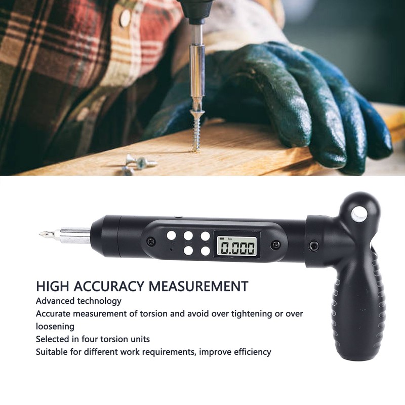 Digital Torsion Screwdriver High Accuracy T Type Bidirectional Operation Torsion