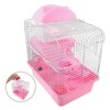 ORFOFE Large Double-Deck Hamster Cage Pet Enclosure Hideout Safe Comfortable