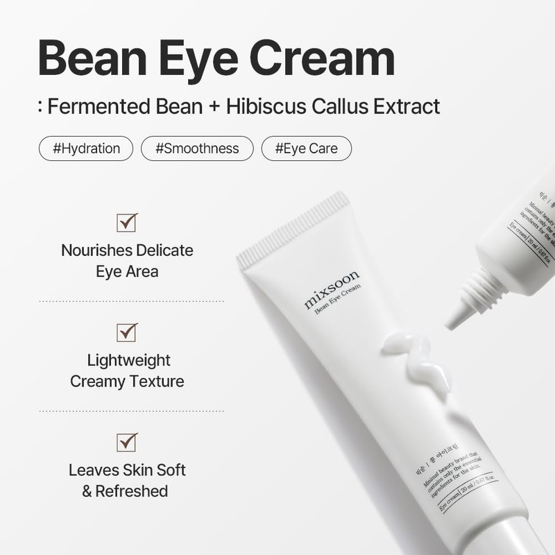 MIXSOON Bean Eye Cream - Crema Contorno de Ojos para