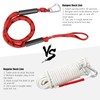 Bungee Dock Line 4' Boat Tow Rope Stretchable 4' to