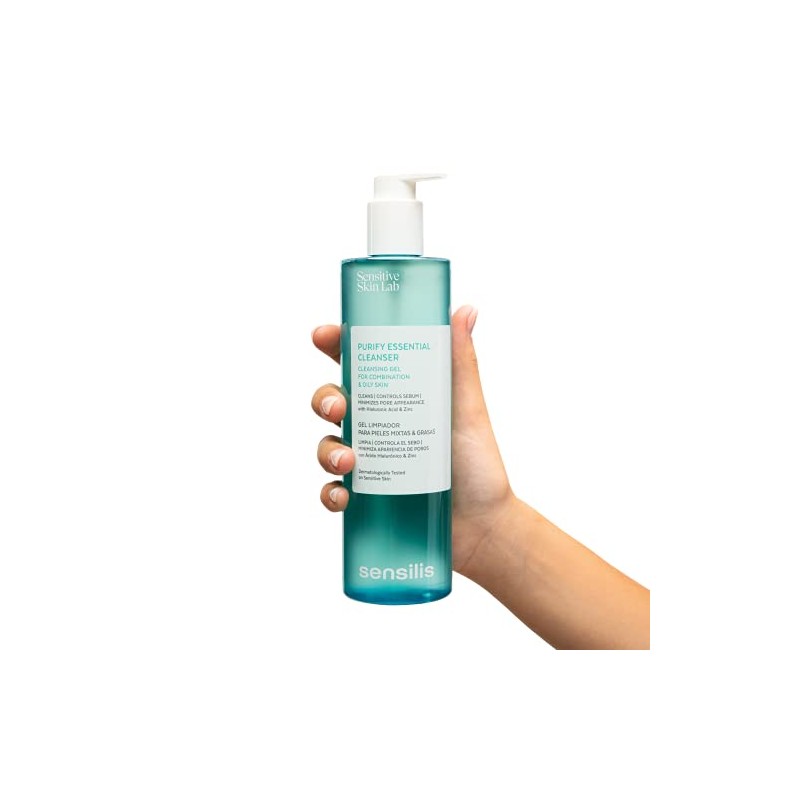 Sensilis - Purify Essential Cleanser, Gel Limpiador para Pieles Mixtas