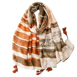 FAIRYGATE Tassel Scarf Green Scarfs for Women for Travel Beach Cover Up Sarongs Shawl Wrap Accessorize Ladies Scarves 32226