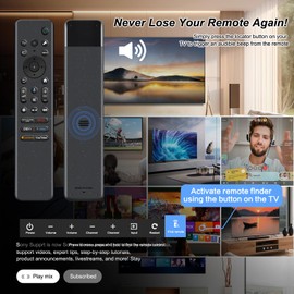 Mando a distancia de repuesto para televisores Sony, modelo RMF-TX920U con teclas retroiluminadas, zumbador encontrado y carga USB-C, compatible con BRAVIA 9/A95L/Z9K/X95L/X90L/A80L y más televisores