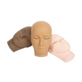 Magnetic Lash Line Doll Head by SoCal Beauty - Professional Lash Practice Mannequin with Adjustable Magnetic Lash Line for Designer Lash Creation