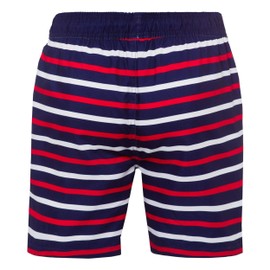 FC Bayern München Kids/Adult/Children's Striped Swimming Shorts – Colour: Red/Navy/White, navy