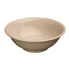 Winco 41 oz Tan Commercial-Grade Melamine Rimless Serving Bowl (Pack of 12)