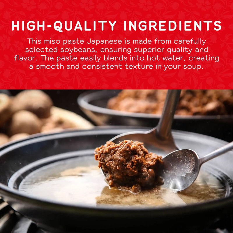 Shirakiku Miso Aka (red) Soy Bean Paste - Traditional Soybean