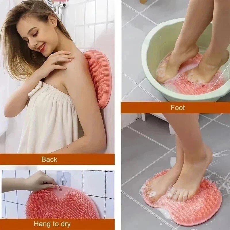 Unbranded Wash The Foot Brush Body Cleanser Silicone Sponge Bath