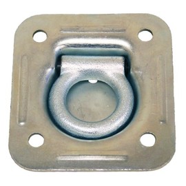 Recessed D Ring Plate Rope Lashing Tie Down f Enclosed Cargo Trailer Pickup (1 Pack)