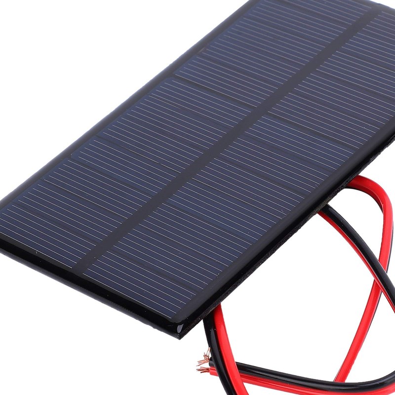 Moncer 1W 6V Mini Solar Panel, 3PCS Polysilicon Cell Charger