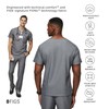 FIGS Leon Three-Pocket Scrub Top for Men - Graphite, XL