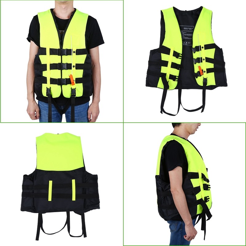 Universal Foam Children Aid Life Jacket Boating Skiing Safety Vest(Green