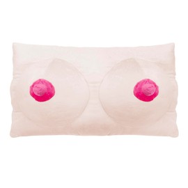 Moonlove Fun Soft Boobs Breasts Pillow Funny Girlfriend Throw Pillow Novelty Home Decor Bedroom Decoration Stuffed Cushion Hilarious April Fool’s Day Prank Prop Gag Gift