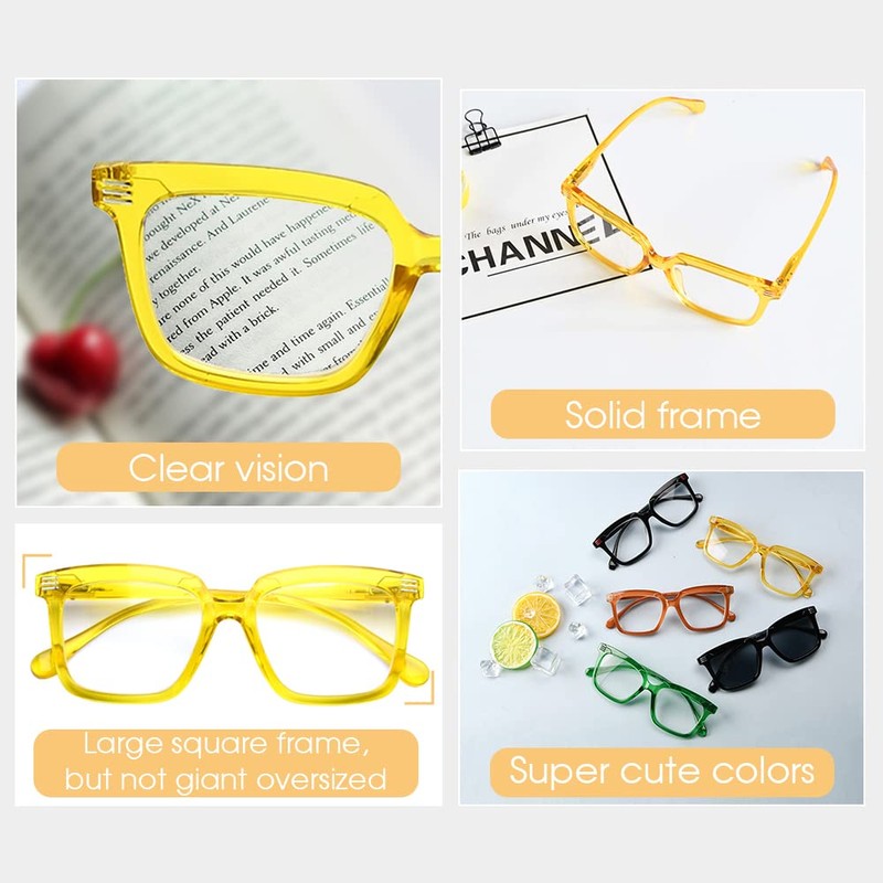 Eyekepper High Quality Glasses - Oversized Rectangular Quality Glasses for