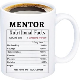 Menter Gifts for Women Men, Teacher Appreciation Gifts Gifts for Mentor,Mentor Gifts for Retirement,Mentor Nutrition Coffee Mugs Christmas Birthday Gift for Counselor,Coworker,Teacher, Coach CoffeeCup