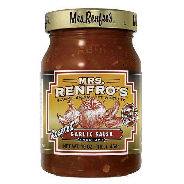 Mrs. Renfro's Garlic Salsa, 16 oz (4 Pack)