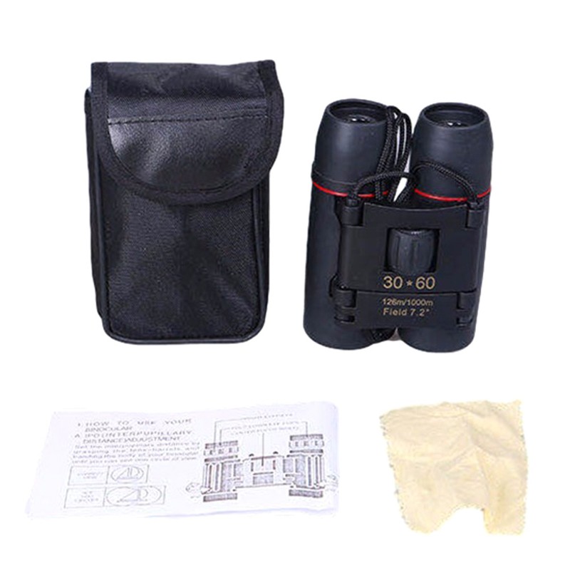 Binoculars 30x60 Zoom Outdoor Travel Compact Mini Telescope for Hunting
