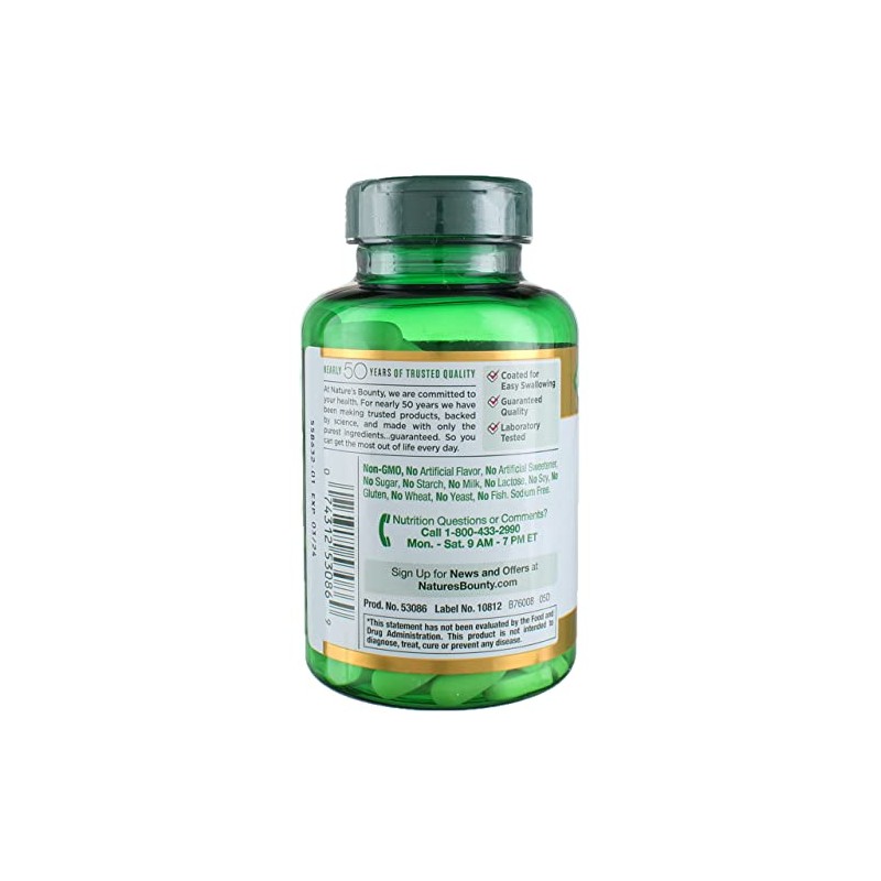 Nature's Bounty Magnesium 500 mg, 200 Tablets (3 Pack)