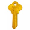 Cole National WK1 YELLOW Anodized Aluminum Key Blank Cole National