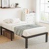 Breezehome 18" Twin Metal Bed Frame with Sturdy Wood Slats