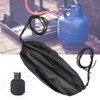 Outdoor Black Propane Tank Barbecue Gas Tanks Cover for 20lb