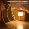Motion Sensor Dimmable Night Light Two Colors Bedside Induction Lamp