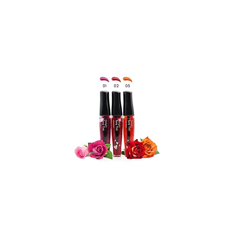 Tonymoly Tony Tint - Tinte labial, Rosado cereza, Rosa (Cherry