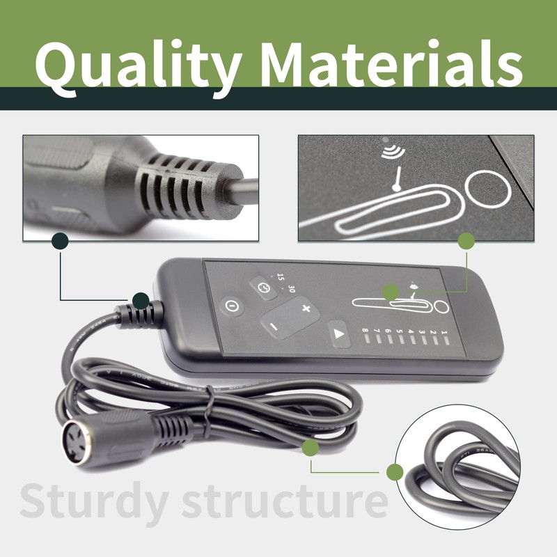 ALLCSM 3 Pin Replacement Vibration Massage Remote Handset Controller for