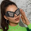 CCREDONE Oversized Cat Eye Sunglasses Funny Glasses Novelty Party Sunglasses