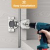 Furniware 50 Pieces 1-5/16 inch Overlay Soft Close Cabinet Hinges