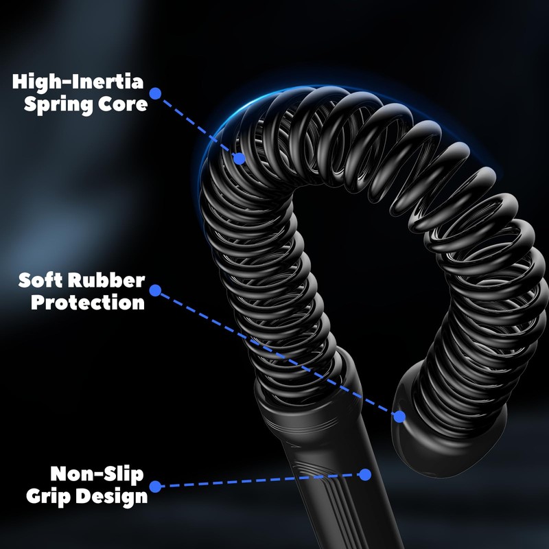 Ropeless Battle Rope, Battle Ropes for Home Gym, Strength, HIIT