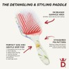 Denman D38 Floral Fantasies Power Paddle Brush