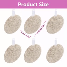 LOPHE Reusable Makeup Remover Pads 6 Pack,Beige
