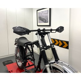 Upgrade Your Motorcycle with Carbon Look Handguards - Universal Fit for 7/8” Inch (22mm) Handlebars - Ideal for Naked Bikes, Quads, Supermotard, and More!"