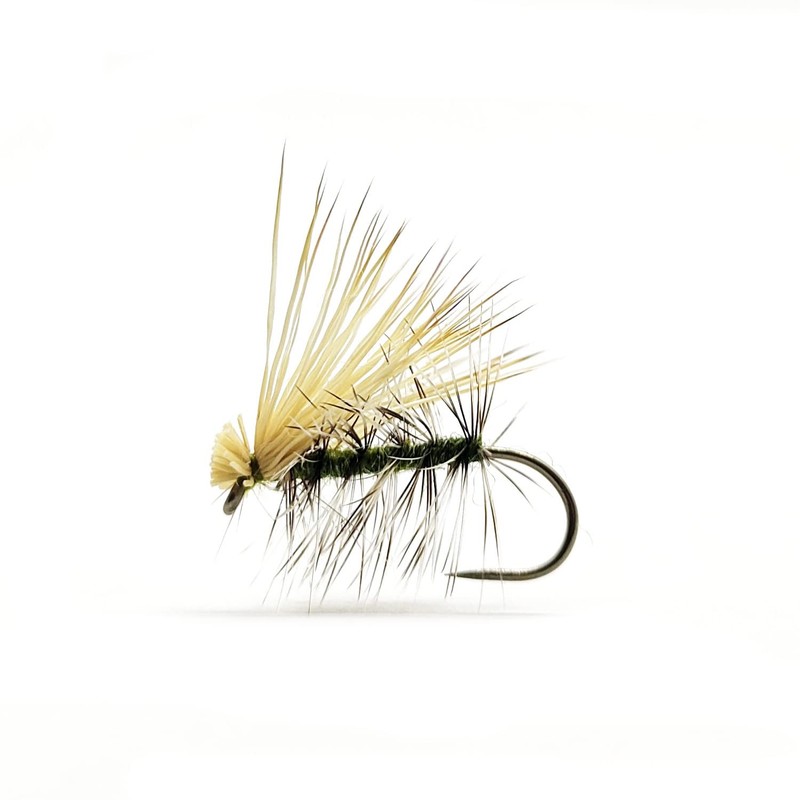 river peak Elk Hair Cadiz (Bleach) Barbless by Domestic Proteyer