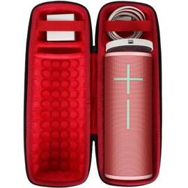 co2CREA Hard Travel Case Replacement for Ultimate Ears UE MEGABOOM 4 MEGABOOM 3 Portable Bluetooth Wireless Speaker (Sunset Red case for Speaker and Charging Dock)