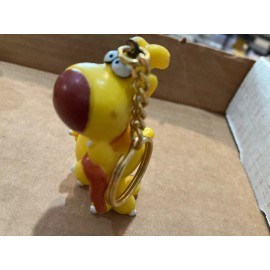 1988 Vintage MOTHER GOOSE & GRIMM Comic Dog PVC character Keychain BRAND NEW