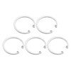 sourcing map 5Pcs 58mm Internal Retaining Ring Circlip, 304 Stainless